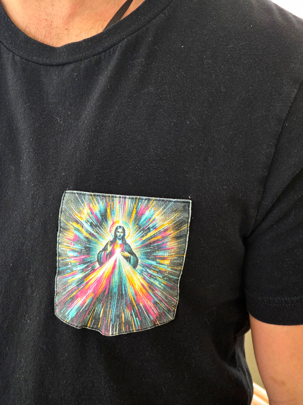 Divine Mercy Pocket T-Shirt