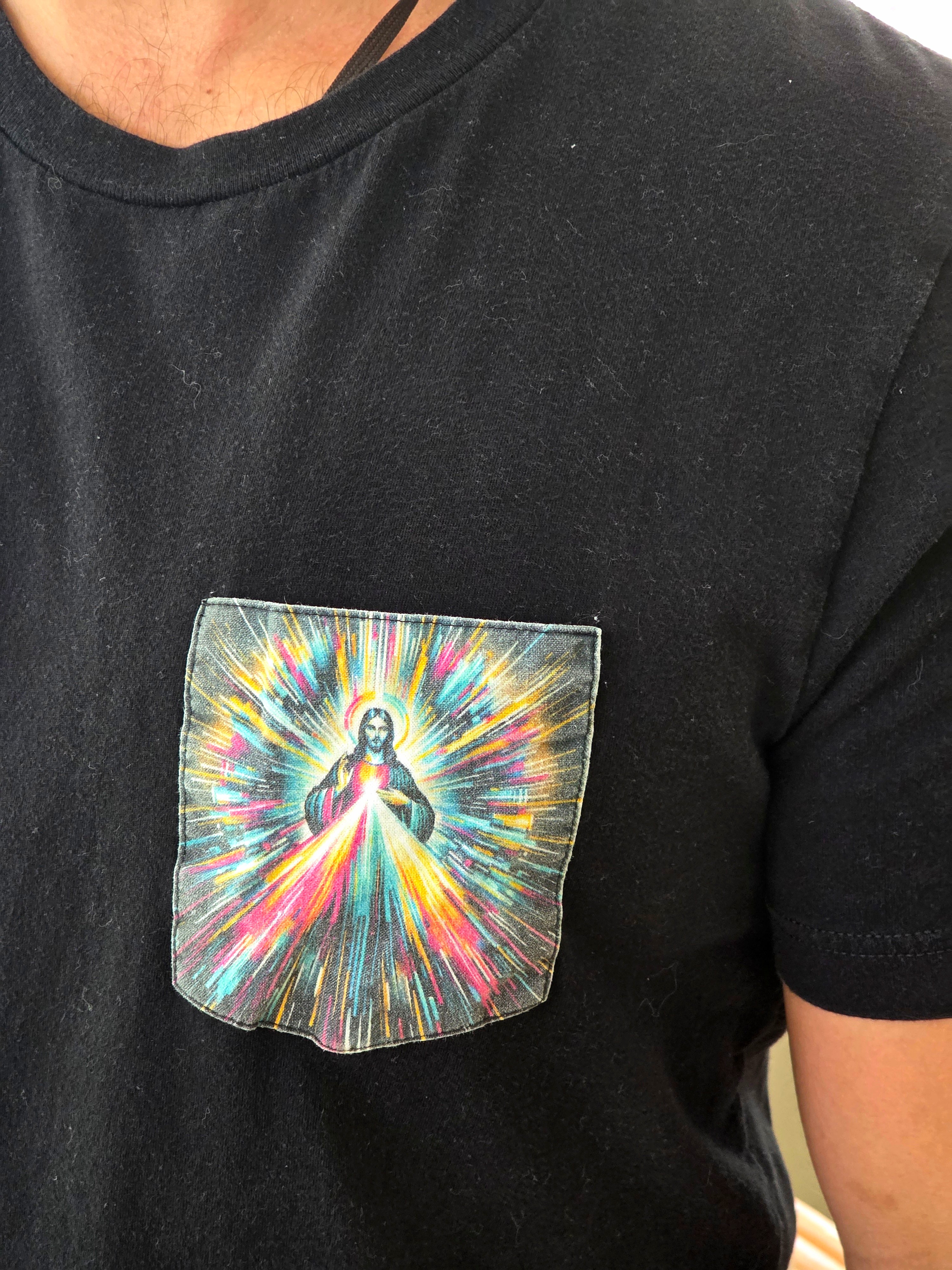 Divine Mercy Pocket T-Shirt