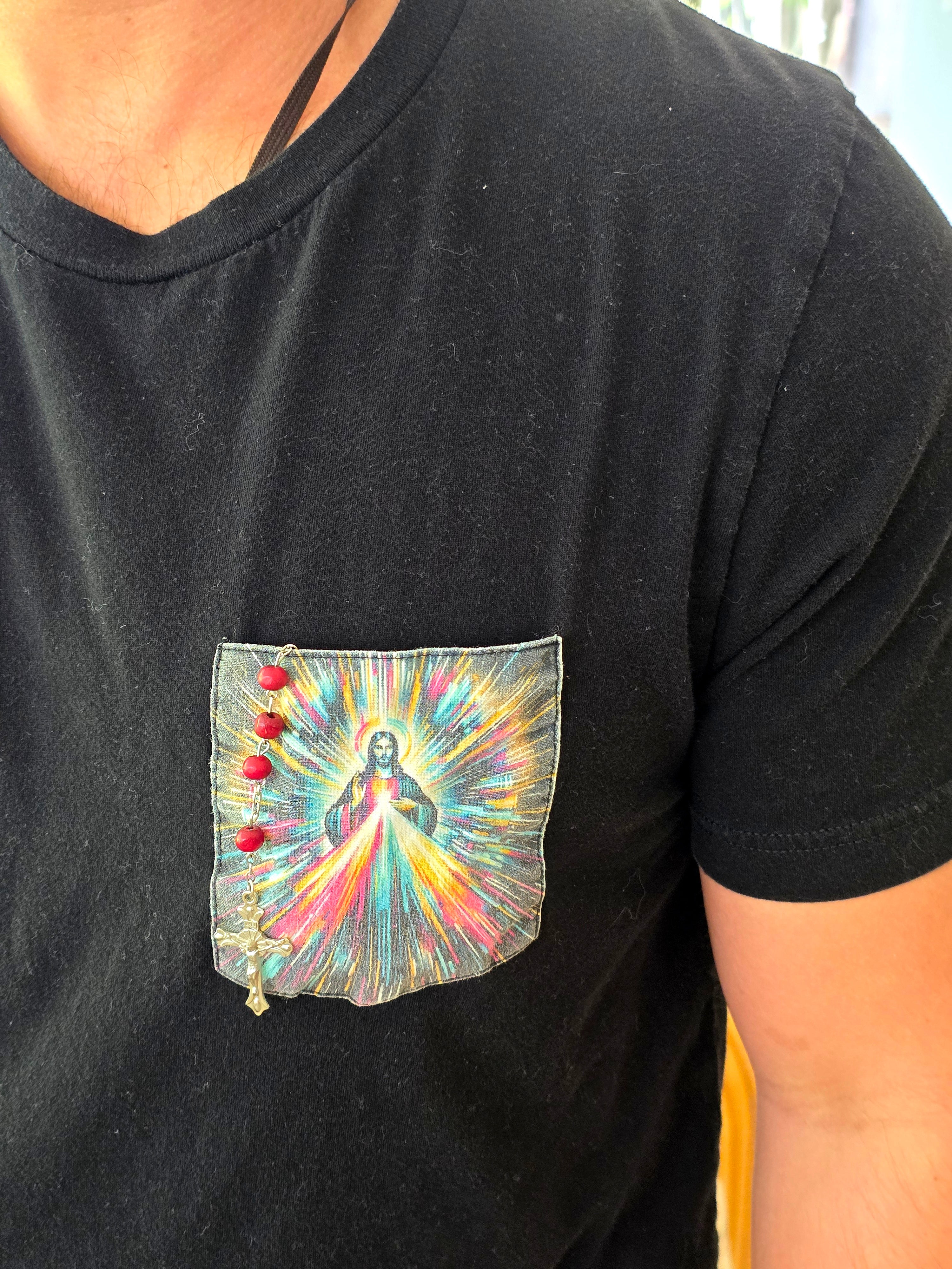 Divine Mercy Pocket T-Shirt